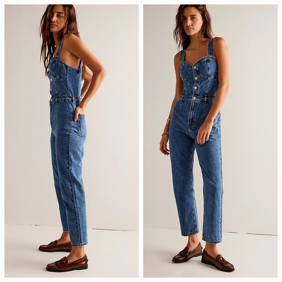 We the Free Kensington Jumpsuit size 12 NWT - Picture 3 of 10